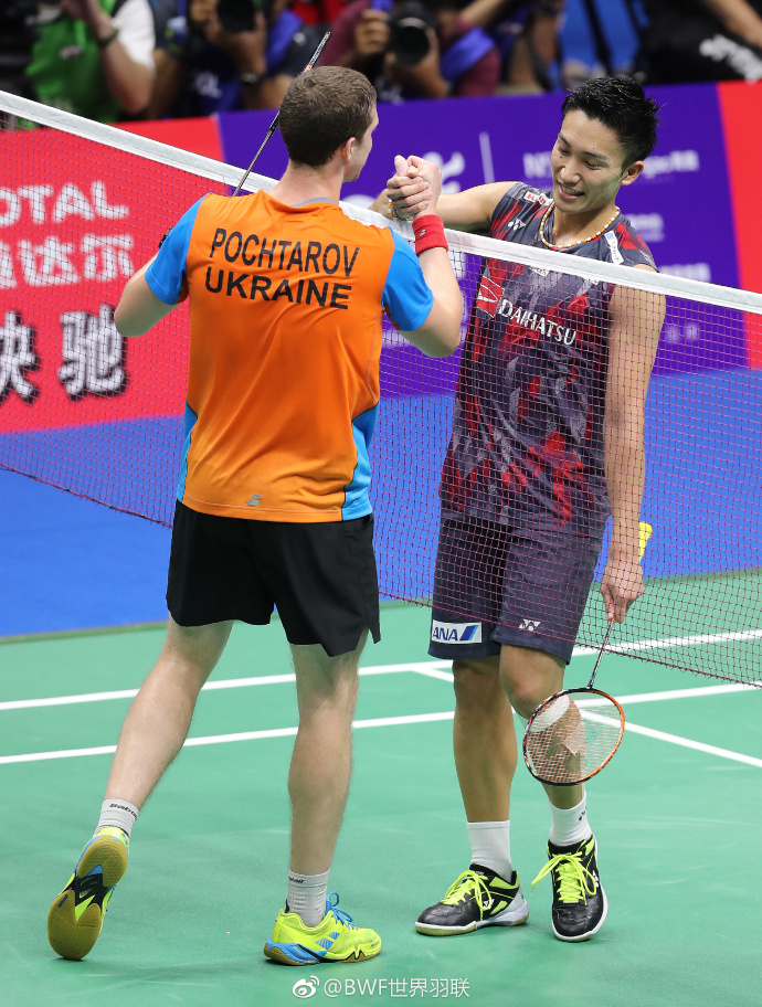 日本队碾压德国队，桃田贤斗带队取胜